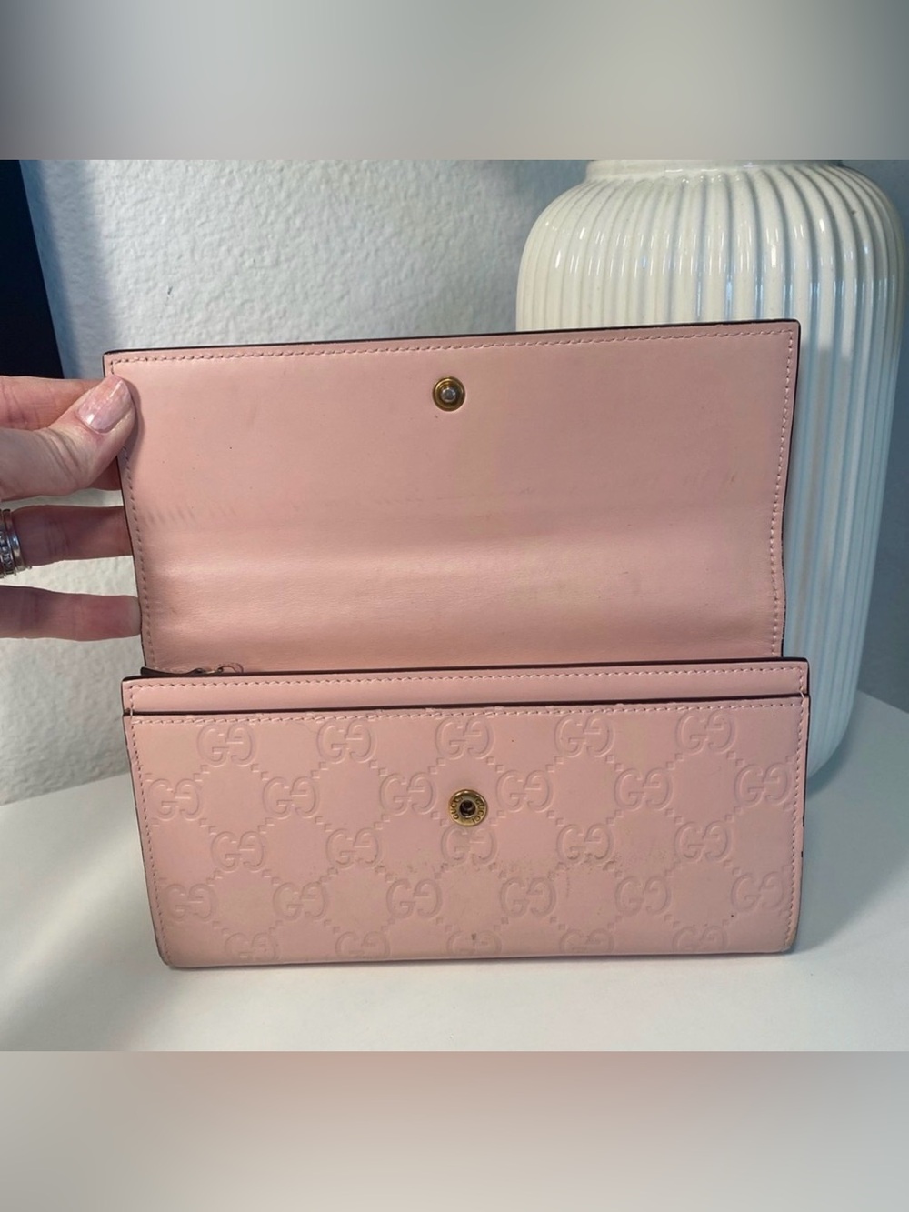 FINAL PRICE~ GUCCI Guccissima LTD ED Cat Continental Wallet Cruise Line 2019 - Picture 6 of 12